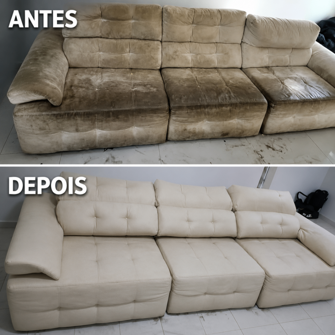 Resultado real de serviço realizado pela V&E Limpeza Real 7